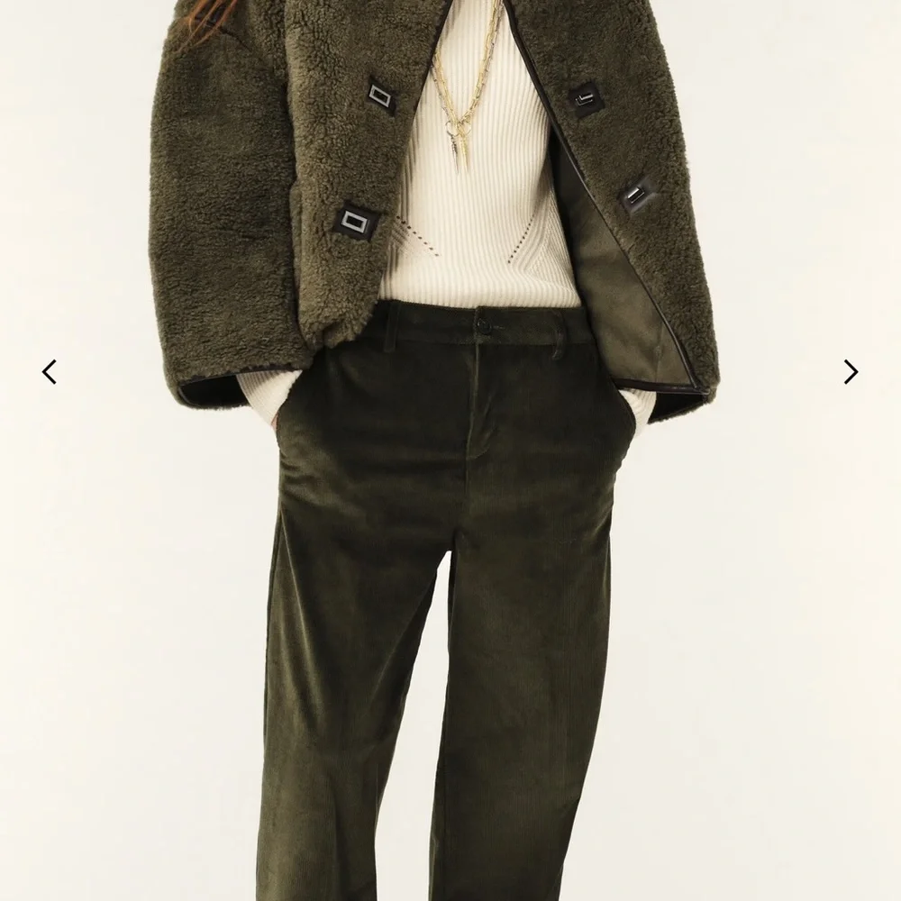 BA&SH New Season -Coat MAURY FR34/US0/UK2 Olive Geen - Picture 3 of 6